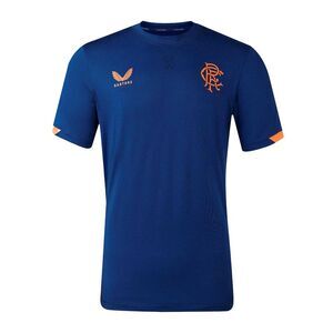 Castore Mens 2023/2024 Rangers FC Travel T-Shirt / Blue